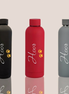 Custom Name Paw Design Matte Stainless Steel Water Bottle – 500ML (Premium Packaging)