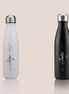 Custom Name Stainless Steel Water Bottle with Floral Design – 500ml (Premium Packaging)