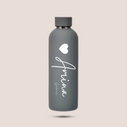 Your Name Matte Stainless Steel Water Bottle – 500ML Personalized Bottle (Premium Packaging)